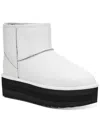 Ugg Classic Mini Womens Leather Cozy Ankle Boots In Multi