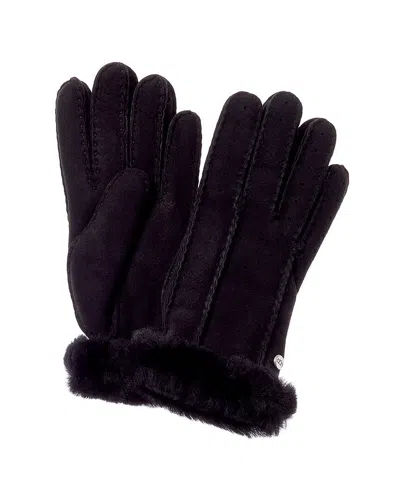 Ugg Classic Perforated Gloves In Black