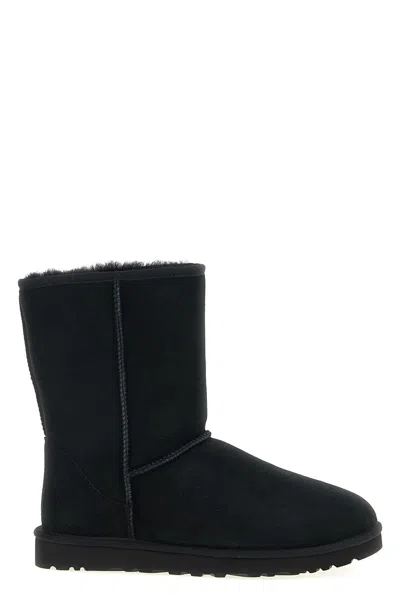 Ugg 'classic Short' Ankle Boots In Black