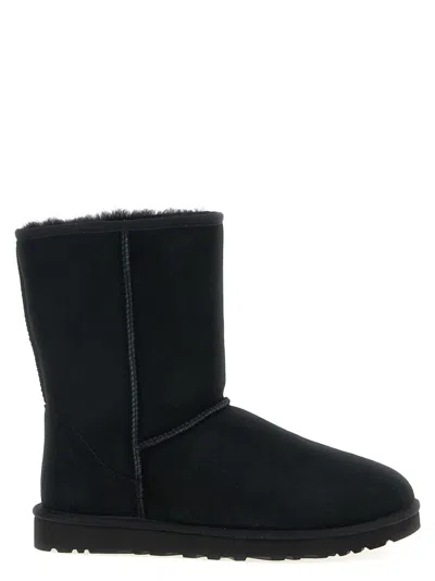 Ugg Classic Short For Men Warm Sheepskin Boots In Black