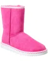 Ugg Classic Short Hearts Suede Boot In Pink