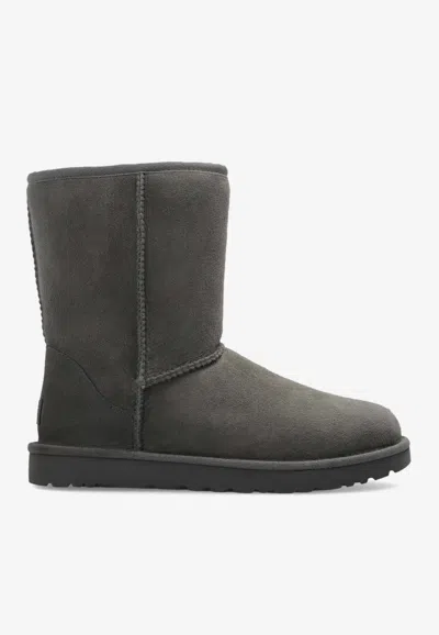 Ugg Classic Short Ii Ankle Boots In Gray