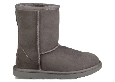 Pre-owned Ugg Classic Short Ii Boot (kids) Sneakers In Grey