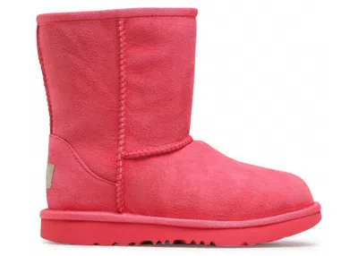 Pre-owned Ugg Classic Short Ii Boot (kids) Sneakers In Strawberry Sorbet