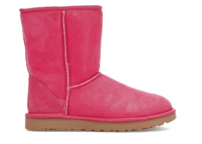 Pre-owned Ugg Classic Short Ii Boot (women's) Sneakers In Berry
