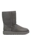 Ugg Classic Ii Genuine Shearling Lined Short Boot In Gray