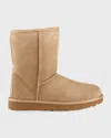Ugg 10mm Classic Ultra Mini Shearling Boots In Sand