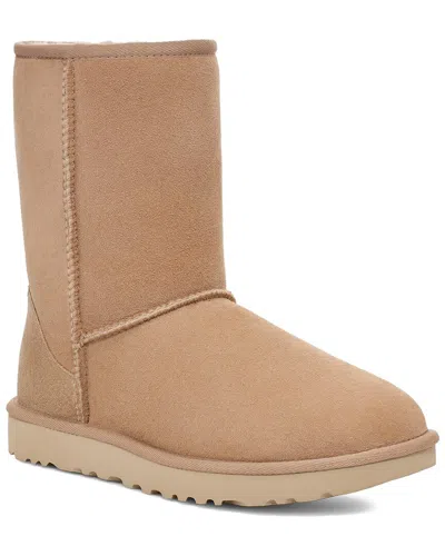 Ugg Classic Short Ii Sheepskin Ankle Boots In Brown
