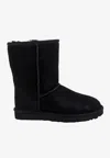 Ugg Classic Short Ii Suede Boots In Black