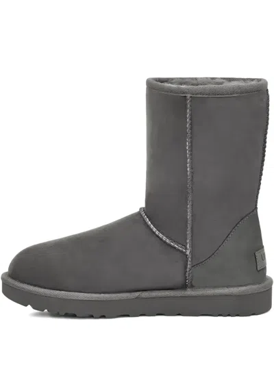 Ugg Grey Suede Ankle Boots In Gray