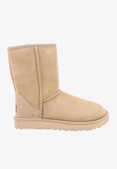 Ugg Classic Short Ii Suede Boots In Sand