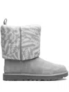 Ugg Classic Short "jersey Grey" Boots In Grey