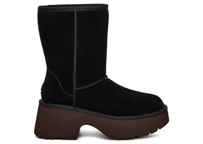 Pre-owned Ugg Classic Short New Heights Boot (women's) Sneakers In Black