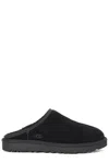 Ugg Classic Slip-on Slipper-mule In Black Suede In Nero