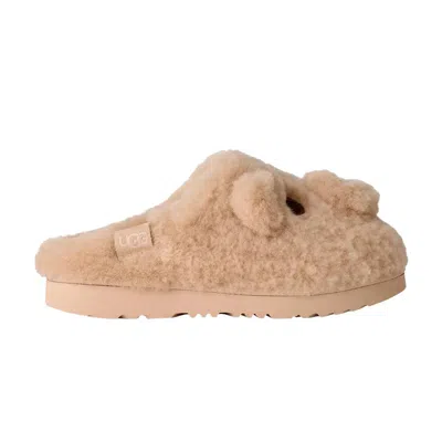 Pre-owned Ugg Classic Slip-on Slipper Big Kids 'sand Castle' | Tan | Kid's Size 3
