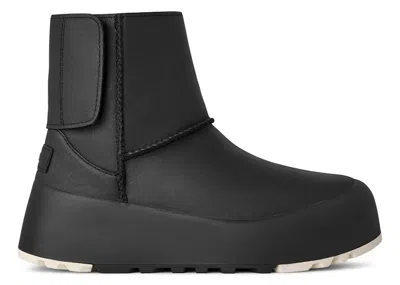 Pre-owned Ugg Classic Streetscape Leather Boot (women's) Sneakers In Black/jasmine