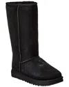 Ugg Classic Tall Ii Womens Suede Fur Lined Winter Boots In Black