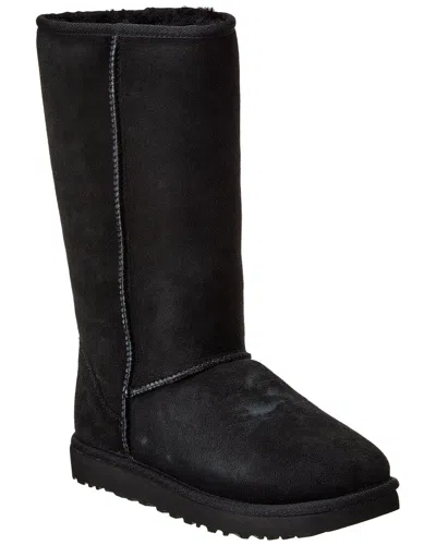 Ugg Classic Tall Ii Suede & Shearling Boot In Transparent
