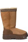 Ugg "trailgazer" Boots Mid-calf Round Toe In Brown