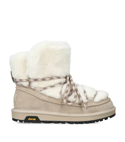 Ugg Classic Tread Fluffed Boots In Multi