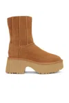 Ugg Classic Twin Seam New Heights Ankle Boots In Chestnut