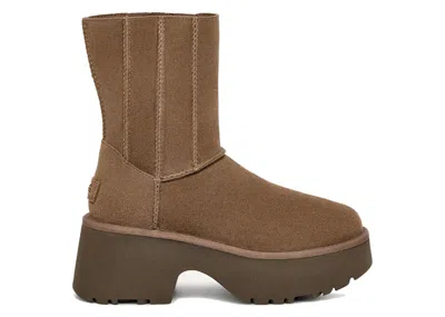 Pre-owned Ugg Classic Twin Seam New Heights Boot (women's) Sneakers In Hickory