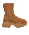 Ugg Classic Twin Seam New Heights Ankle Boots In Brown