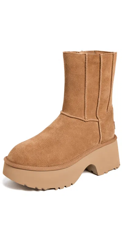 Ugg Classic Twin Seam New Heights Boots Chestnut In Brown