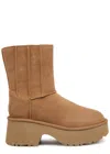 Ugg Classic Twin Seam New Heights Ankle Boots In Tan