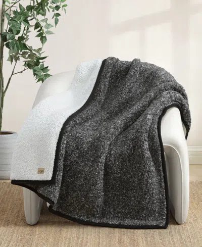 Ugg Classic Fluff Throw, 50" X 70" In Gray
