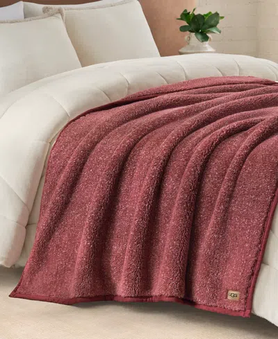 Ugg Classic Fluff Throw, 50" X 70" In Brown