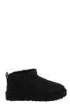 Ugg Classic Ultra Mini - Sheepskin Boot In Black