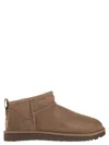 Ugg Classic Ultra Mini Suede Ankle Boots In Brown