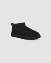 Ugg Classic Ultra Mini Ankle Boots In Black
