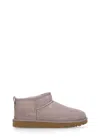Ugg Classic Ultra Mini Suede Ankle Boots In Purple