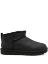 Ugg Classic Ultra Mini Ankle Boots In Black