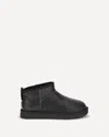 Ugg W Classic Ultra Mini Ankle Boots In Black