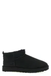 Ugg Classic Ultra Mini Ankle Boots In Black