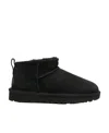 Ugg Classic Ultra Mini Boots Woman Black In Black