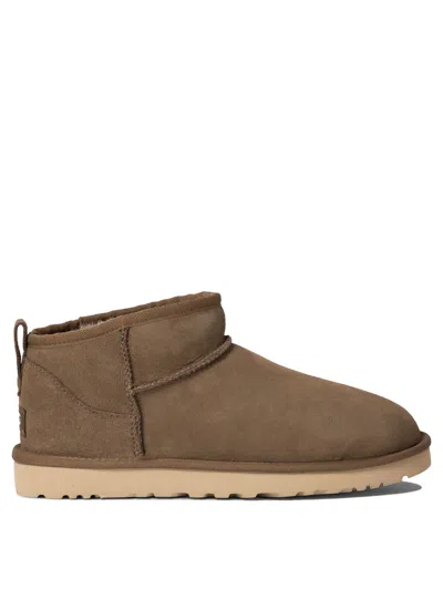 Ugg Classic Ultra Mini Ankle Boots Brown