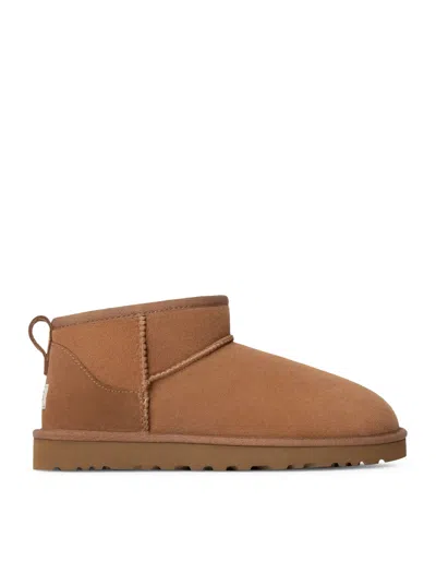 UGG CLASSIC ULTRA MINI ANKLE BOOTS