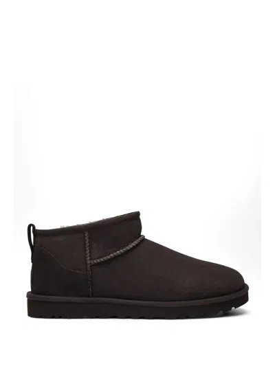 Ugg Classic Ultra Mini Ankle Boots Dusty Cocoa In Brown