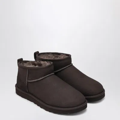 UGG UGG CLASSIC ULTRA MINI ANKLE BOOTS DUSTY COCOA