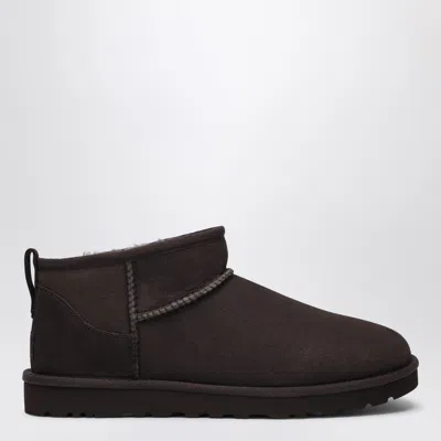 Ugg Classic Ultra Mini Ankle Boots Dusty Cocoa In Brown