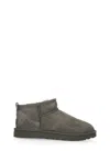 Ugg Classic Ultra Mini Ankle Boots In Gray