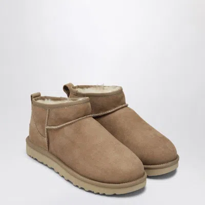 Ugg Classic Ultra Mini Ankle Boots In Sand In Neutral