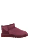 Ugg Ultra Mini Round Toe Flat Sole Boots In Pink