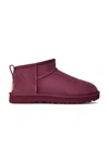 Ugg Classic Ultra Mini Boots In Red