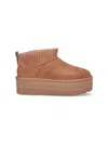 Ugg Women Classic Ultra Mini Platform Boot In Chestnut In Sand