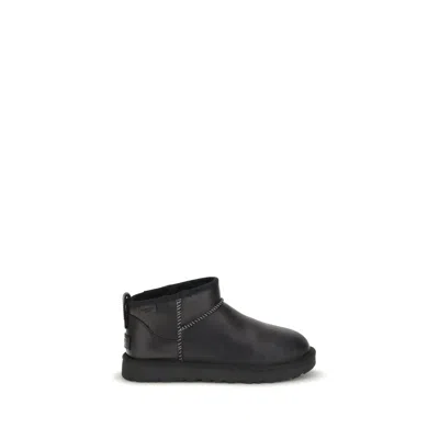 Ugg Classic Ultra Mini Ankle Women's Boots In Black